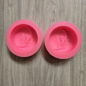 Celestial Sun Moon Silicone Mold Soap Making Resin Casting Candle Wax DIY Crafts